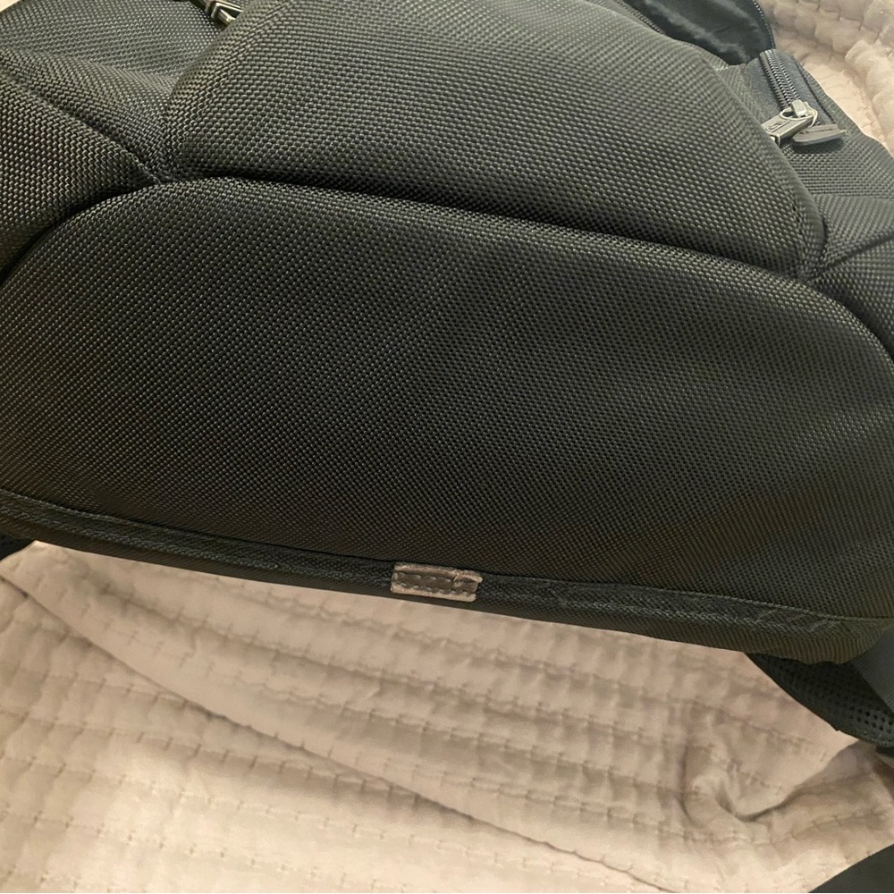 TUMI Charcoal Men's Backpack with Leather detail - Picture 3 of 16